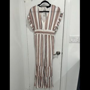 Kittenish Stripped Jumpsuit